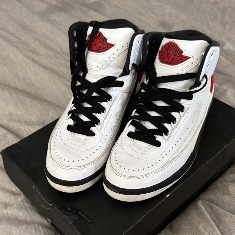 Jordan Kids Sneakers - White and Red